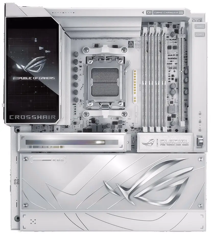 Valdebebas Gaming - Montaje Placa Base ASUS ROG CROSSHAIR X870E GLACIAL Valdebebas