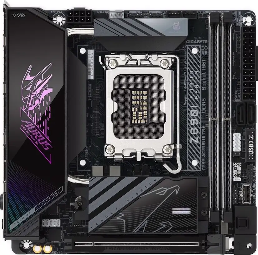 Montaje Placa Base Gigabyte Z890I AORUS ULTRA Gaming PC Valdebebas